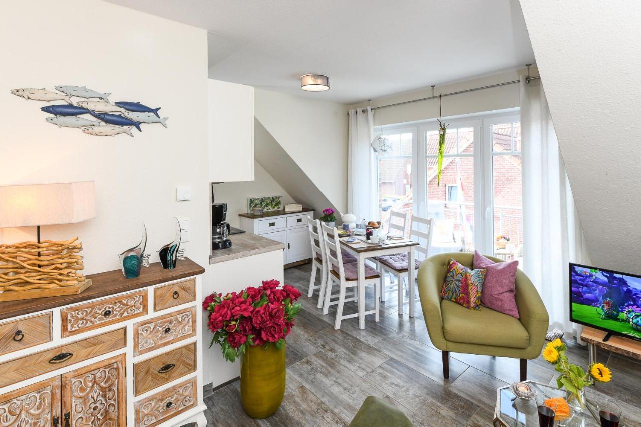 Ferienwohnung Kiebitz Dornumersiel Buitenkant foto